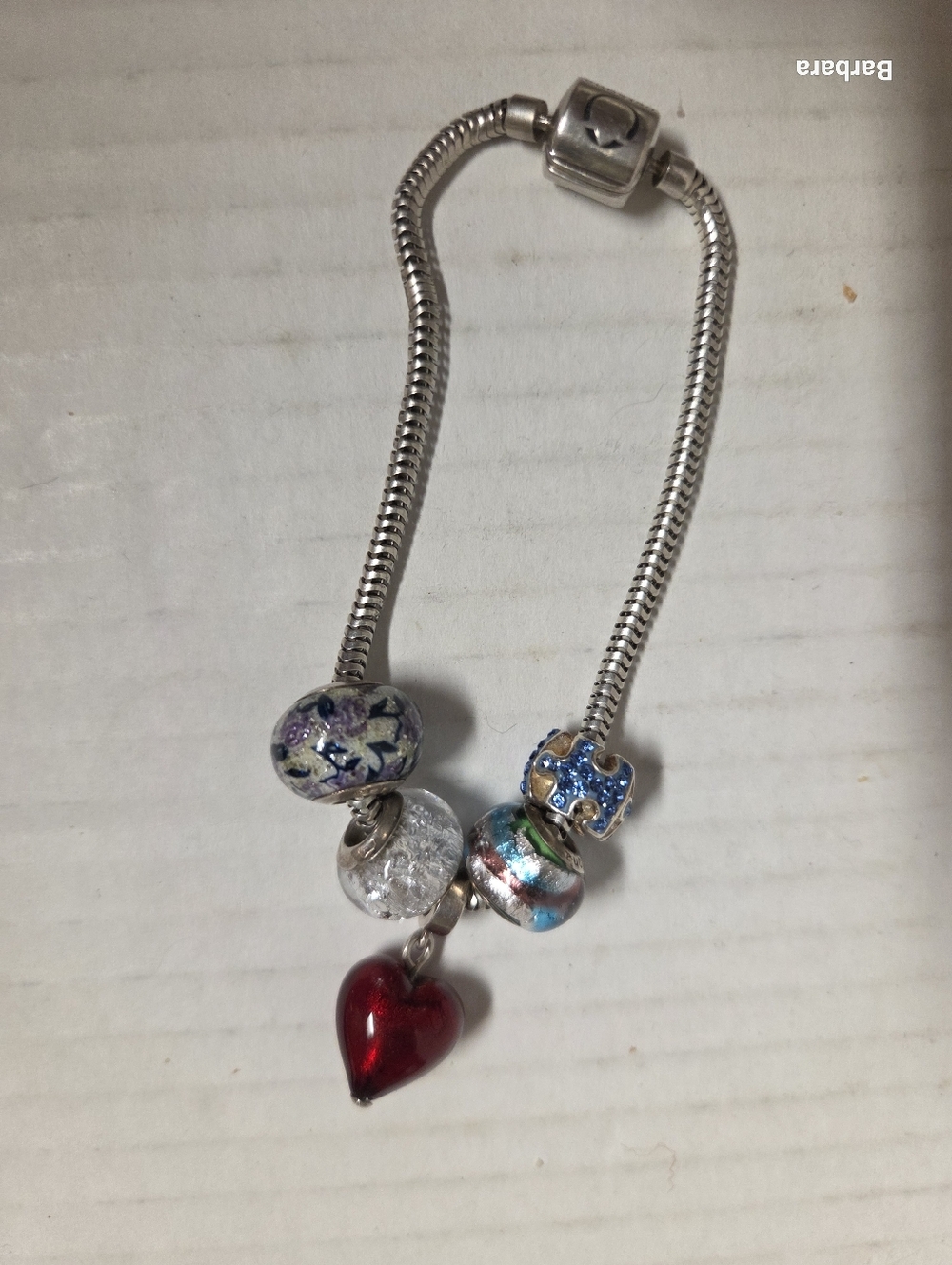 Kay Jewelers Persona 925 Sterling Silver Charm Bracelet